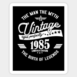 vintage 1985, 40th Birthday Sticker